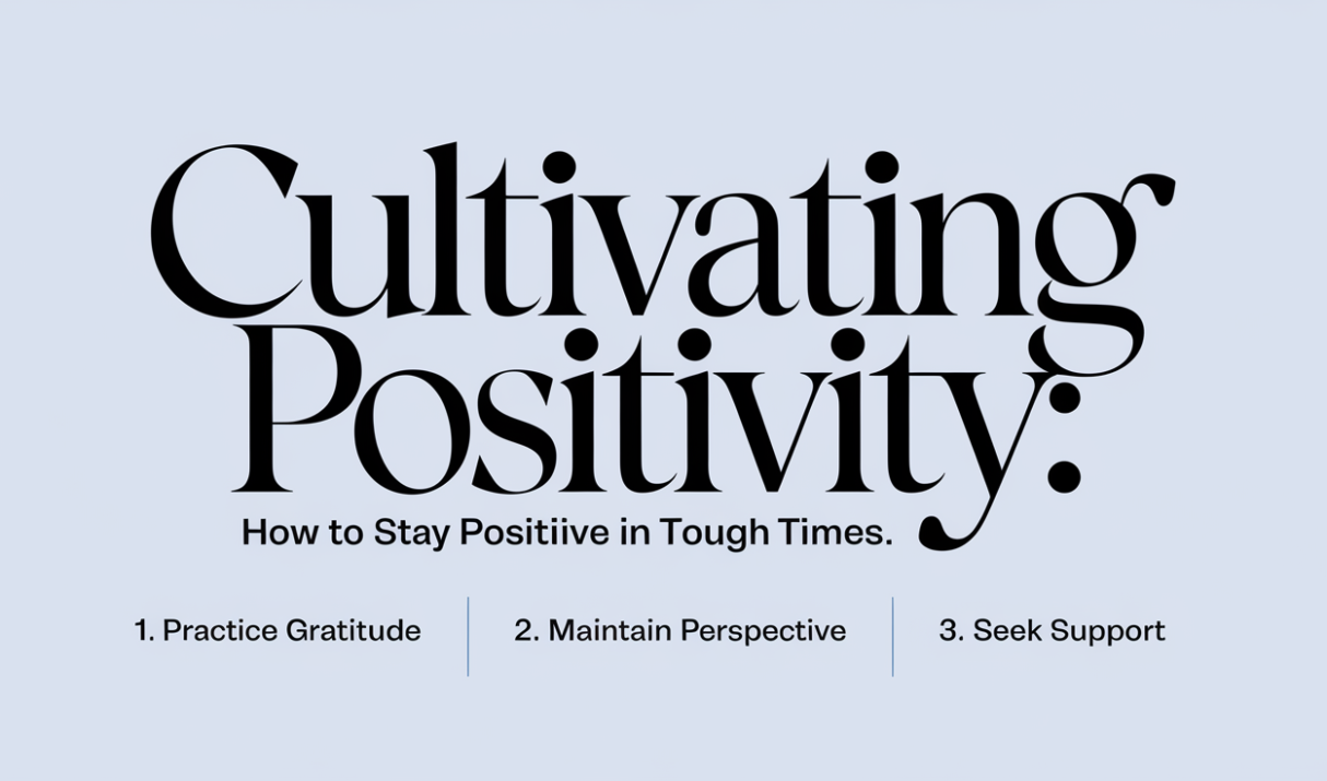 Cultivating Positivity: How to Stay Positive in Tough Times